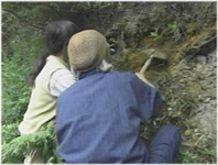 原土の採取