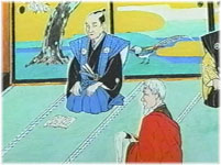 通訳をする平洲